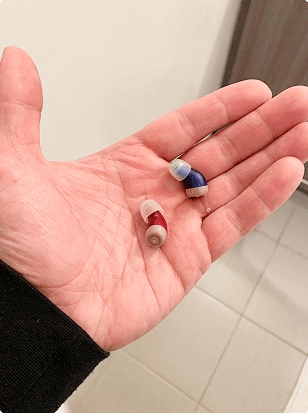 Oricle on grey background